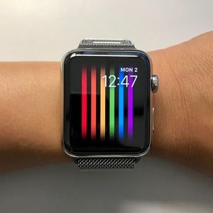 Apple Watch 42mm stainless steel Milanese strap